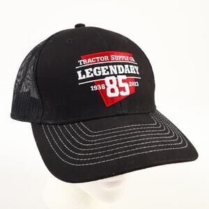 Tractor Supply TSC Legendary 85th Anniv Lebanon Mesh Snapback Trucker Hat Black